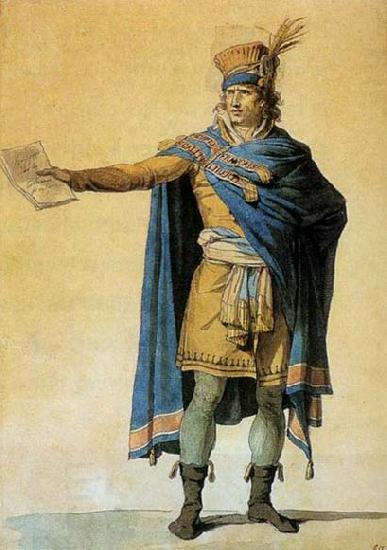 Jacques-Louis  David The Representative of the People on Duty China oil painting art